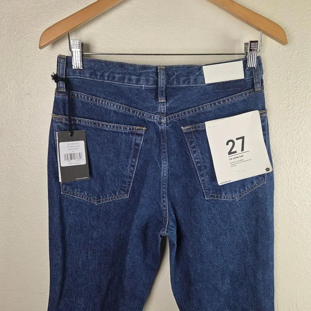 Women's Re/Done NWT The Riding Jean  Classic Bootcut Blue Denim Jeans Size 27